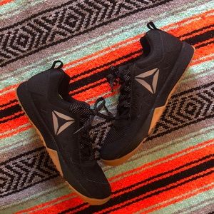 Men’s Reebok nano 6 black with gum sole